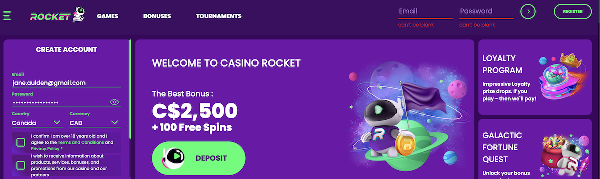 Rocket  Casino